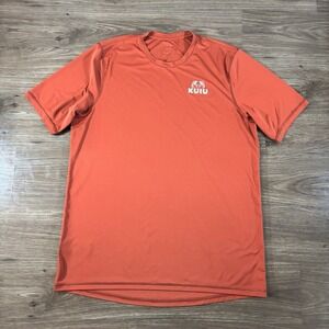 Kuiu Velocity Moisture Wicking SS T-shirt Crew Rust Men's Size XL Reflective